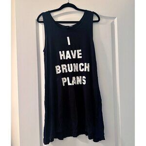 Black Sleeveless Swing Dress